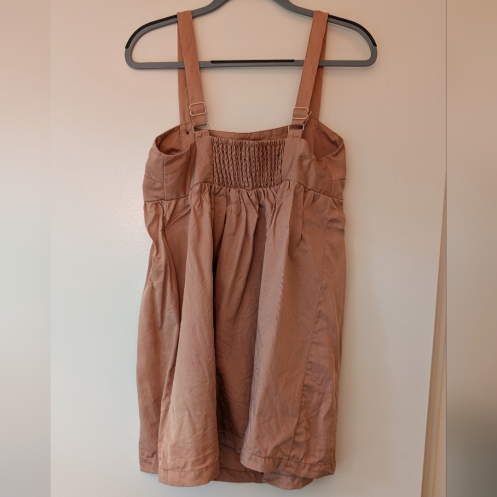 Urban Outfitters Dusty Rose Jumper/Overall Dress with Buttons - Picture 5 of 7
